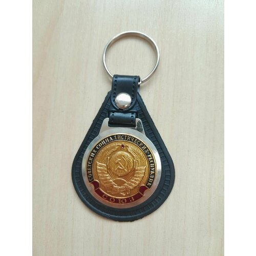 Брелок, красный, черный