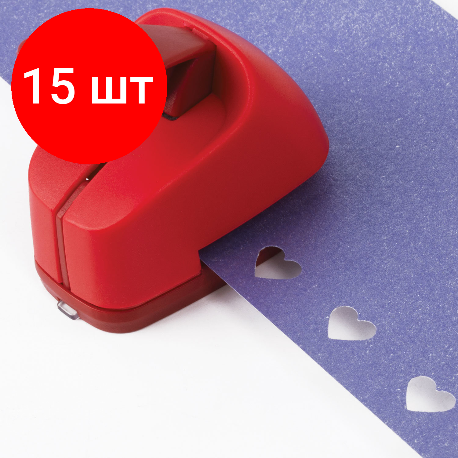 фото Дырокол фигурный Остров сокровищ Сердце (227146)