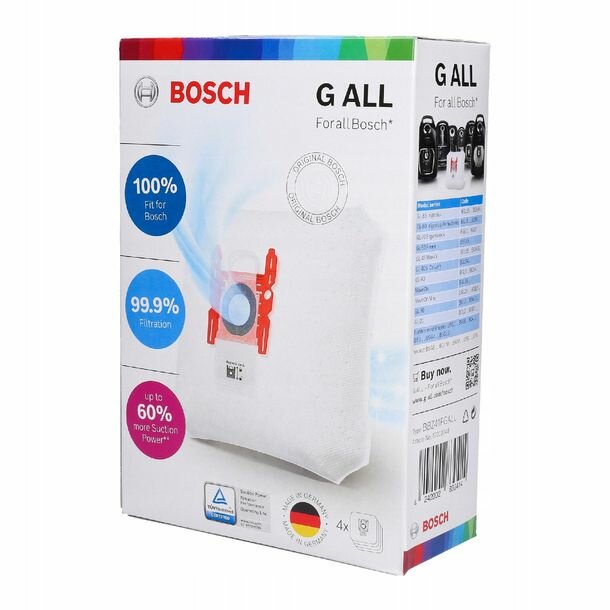 Синтетические пылесборники BOSCH 17003048 Тип BBZ41FG, BBZ41FGALL