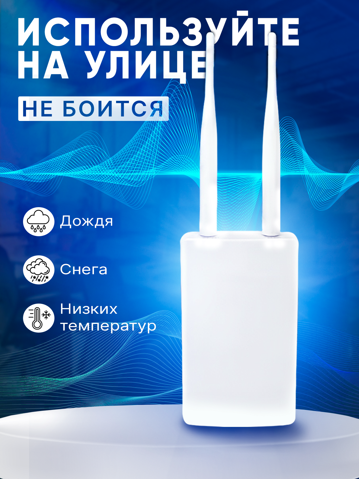 Уличный 4G роутер wifi с сим картой