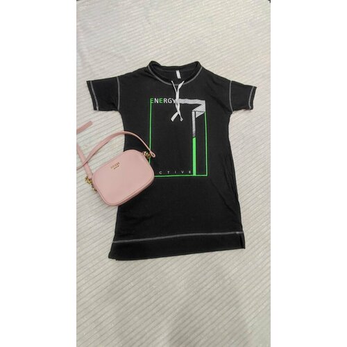 Туника , размер 50, серый