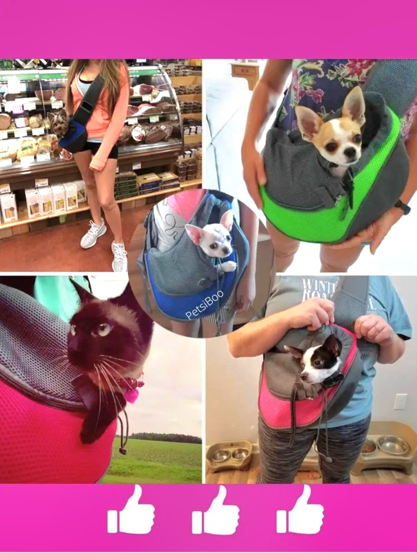Рюкзак сумка , слинг переноска для собак и кошек через плечо , мягкая - фотография № 4