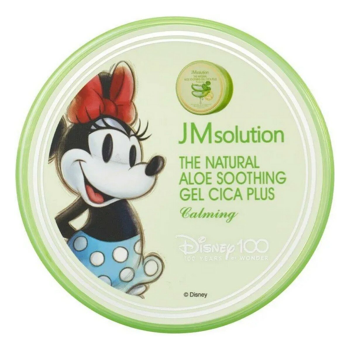 JMsolution Успокаивающий гель для лица и тела с алоэ и центеллой / Disney100 Minnie The Natural Aloe Soothing Gel Plus Calming 300 мл