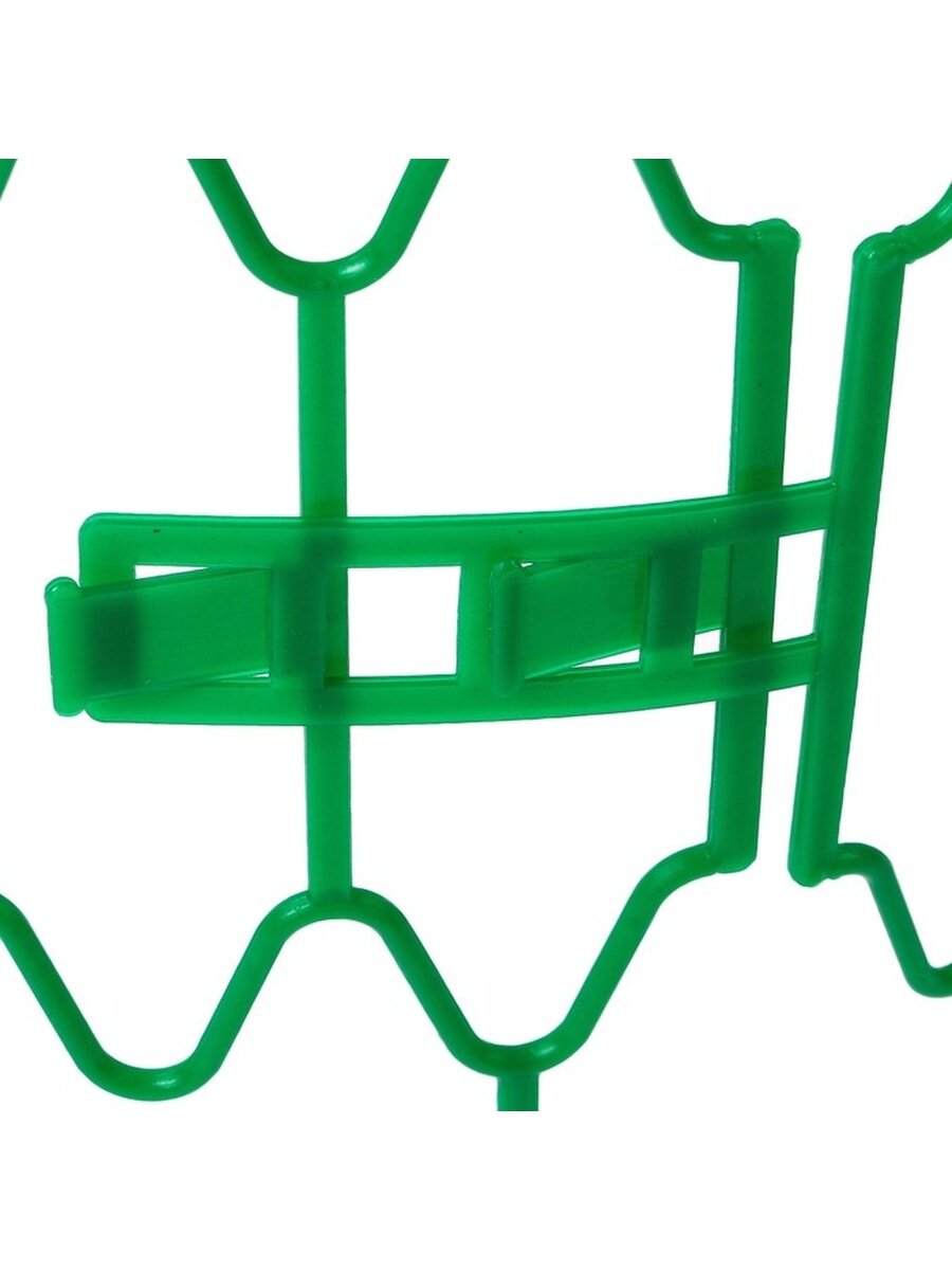 Кустодержатель для клубники d=15 см, h=18 см, пластик, зеленый, (набор 10 шт), "Волна" 3272979