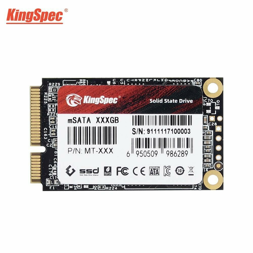 Накопитель SSD KingSpec 128Gb mSATA (MT-128) - фото №10