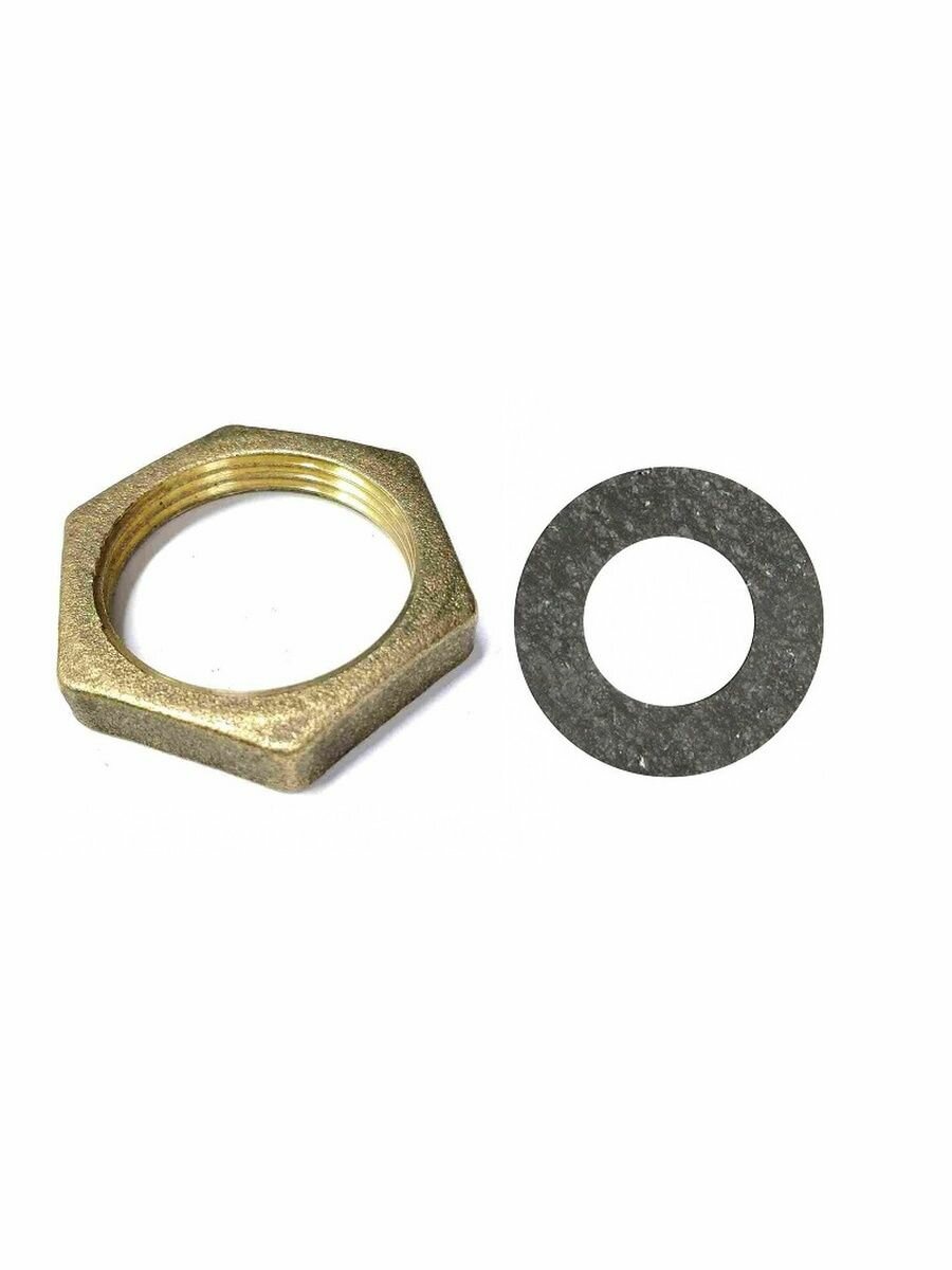 фото Гайка+прокладка для тэнов с терморегулятором (комплект)