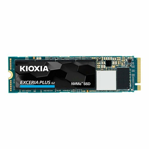 SSD-диск KIOXIA M.2 емкостью 500ГБ, черного цвета, форм-фактор M.2