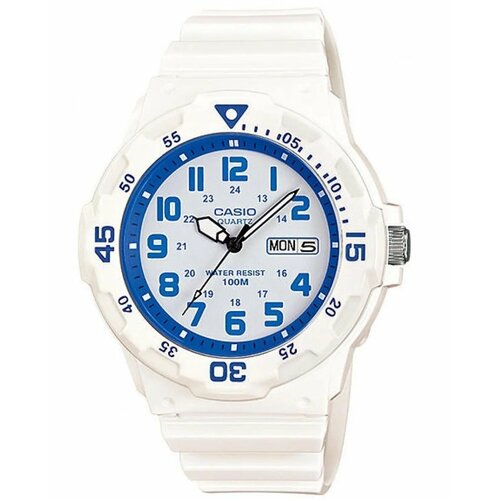 Наручные часы CASIO Collection MRW-200HC-7B2, белый, синий наручные часы casio mrw s300hb 8b