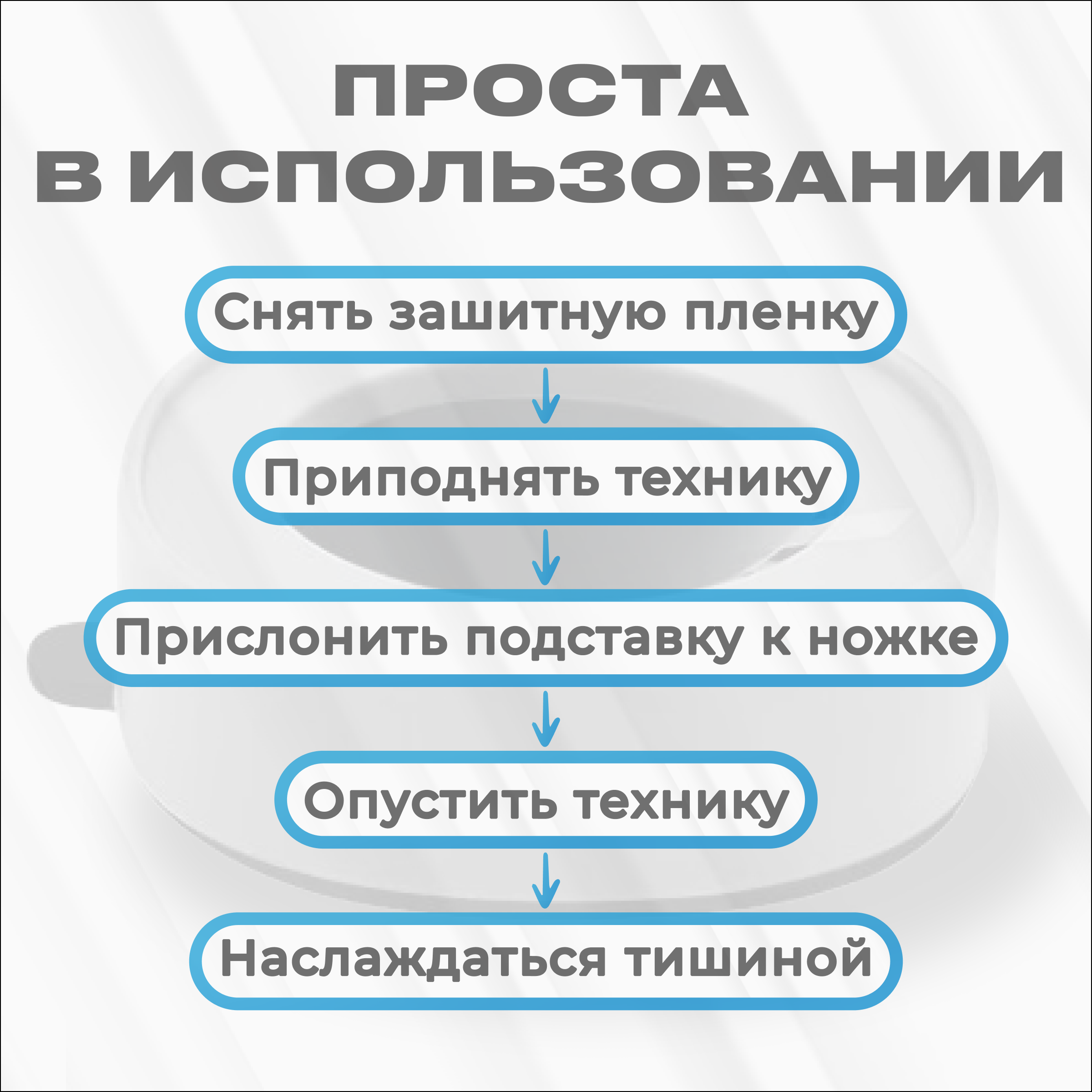 Антивибрационные подставки для стиральной машины, с липким слоем подошвы, 4 шт в наборе.