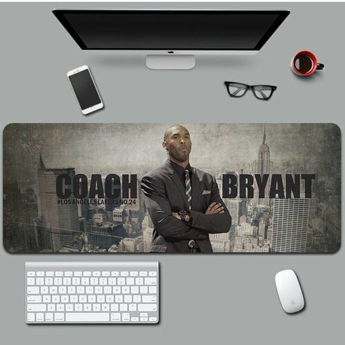 Коврик игровой компьютерный для мыши 700х300х4мм Коби Брайнт NBA №42
