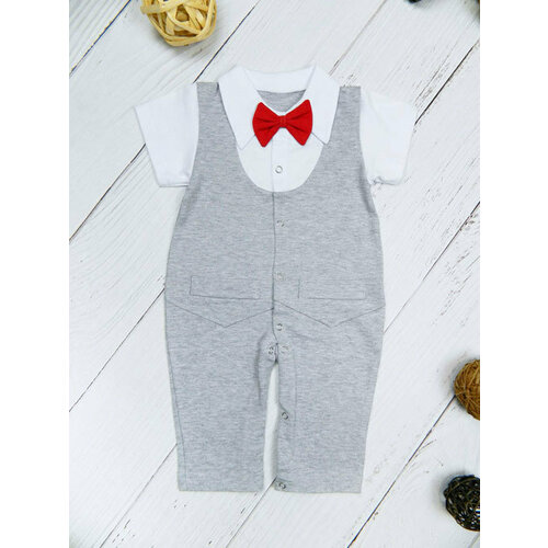 фото Комбинезон babymaya, размер 20/56, серый