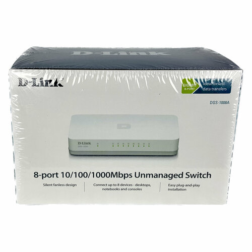 Коммутатор D-Link DGS-1008A 159000₽