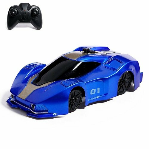 Антигравитационная машинка Racer радиоуправление ездит по стенам цвет синий 2147₽