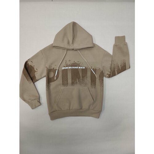 фото Толстовка , размер 134/76, бежевый китай