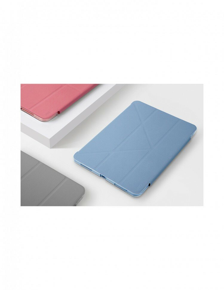 Чехол Uniq Camden для iPad 10.9 (2022 10th Gen) (PDP10G(2022)-CAMNBU) Northern Blue — фото 8