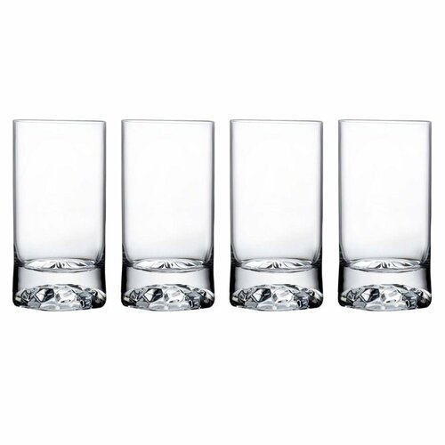 4 стакана для коктейлей NUDE Club Set Ripple Effect 280 мл (арт. 1052156)