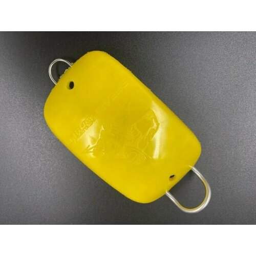 фото Груз поясной дайвгруз янеr 1.1 кг, быстросъемный довесок с фиксатором, пластикатное покрытие, желтый