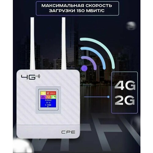 Роутер 4G WiFi от сим карты беспроводной модем для интернета 4599₽