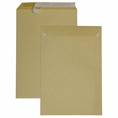 Пакет почтовый C4, UltraPac, 229*324мм, коричневый крафт, отр. лента, 90г/м2, 20шт. пакет почтовый c4 ultrapac 229 324мм полиэтилен отр лента 70мкм 10 штук 200386