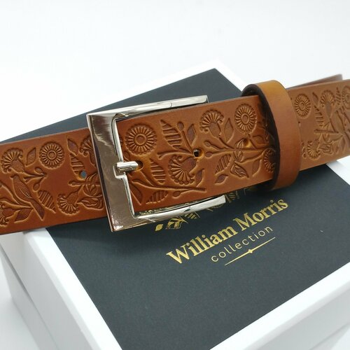 фото Ремень william morris, размер 46, коричневый