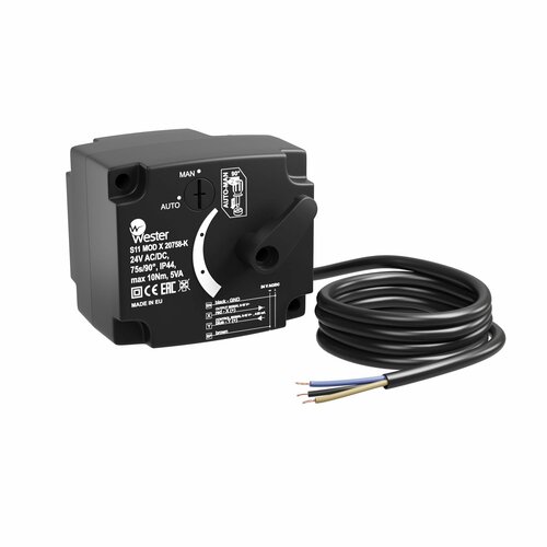 балансировочный клапан apt ду 25 1 danfoss 003z5743 0 2 0 6 мпа Электропривод 24 V AC/DC 75 сек, 10 Нм, аналоговый AC/DC, для поворотных клапанов (Esbe 93P 12550500, Danfoss AMB 182 082H0241) Wester S11 MOD X 20758-K WA-006 0-04-0110