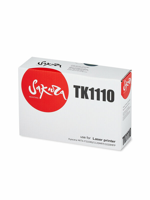 Картридж TK1110 (1T02M50NXV) для Kyocera Mita, лазерный, черный, 2500 страниц, Sakura