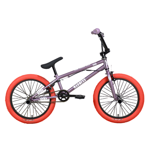 Экстремальный взрослый трюковый велосипед Stark'24 Madness BMX 2 фиолетово-серый перламутрово-красный велосипед трюковой bmx tt krik 16 дюймов красный