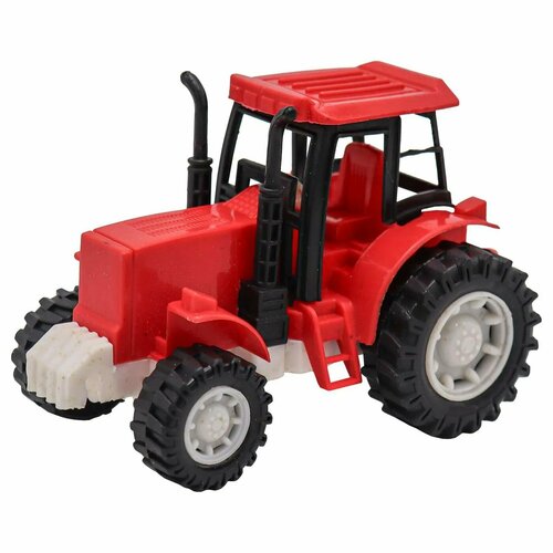 Игрушка Funky Toys Эко-Трактор с фрикц. механизмом 12 см Красный FT0416332-1