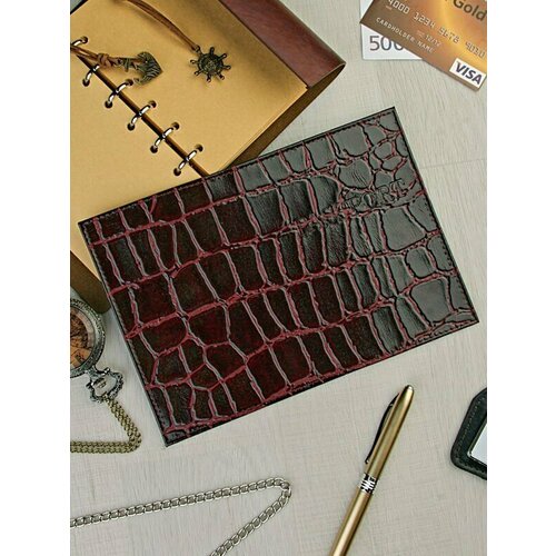 Обложка для паспорта Lotoc Documen1sMax, бордовый