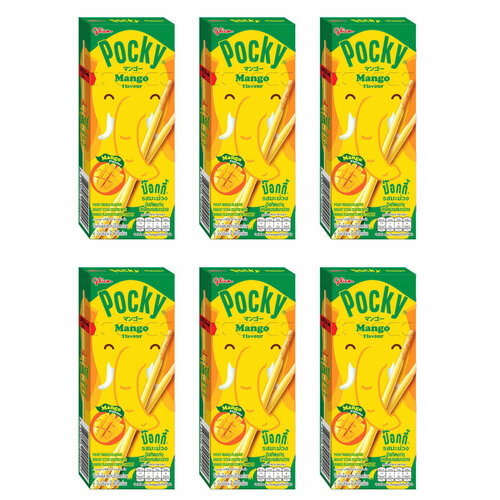 Glico Печенье Pocky со вкусом Манго, 25 г, 6 уп