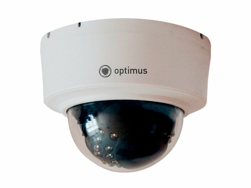 Внутренняя купольная IP-видеокамера Optimus IP-S022.1(2.8)MP