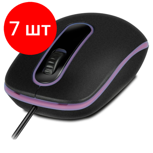 Комплект 7 штук Мышь компьютерная Sven Мышь RX-90 черная SV-020644 446600₽