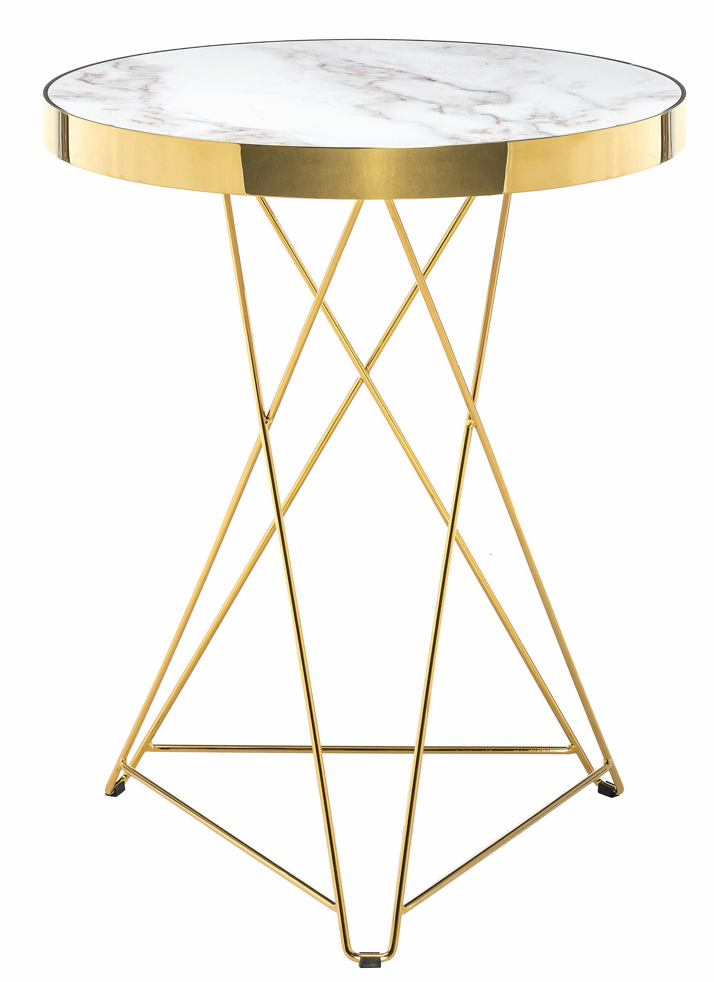 фото Стол Milena (белый/золотой) YC