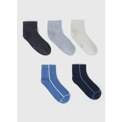 Носки O'STIN 5 пар, размер 34-36, серый носки o stin 5 пар размер 34 36 серый