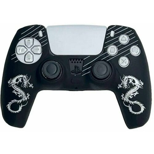 Силиконовый чехол для DualSense (PS5) Mortal Kombat cat paw thumb grip caps for ps5 ps4 ns pro controller joystick thumbstick case gamepad cover shell for playstation 5 accessories