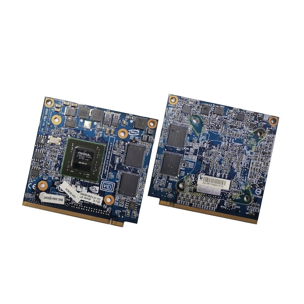 Видеокарта MXM-2, Nvidia GeForce 8400M Gt, 128Mb, G86-603-A2, ICW50-V01 LS-3582P rev:1.0 p/n 0136, дефектная