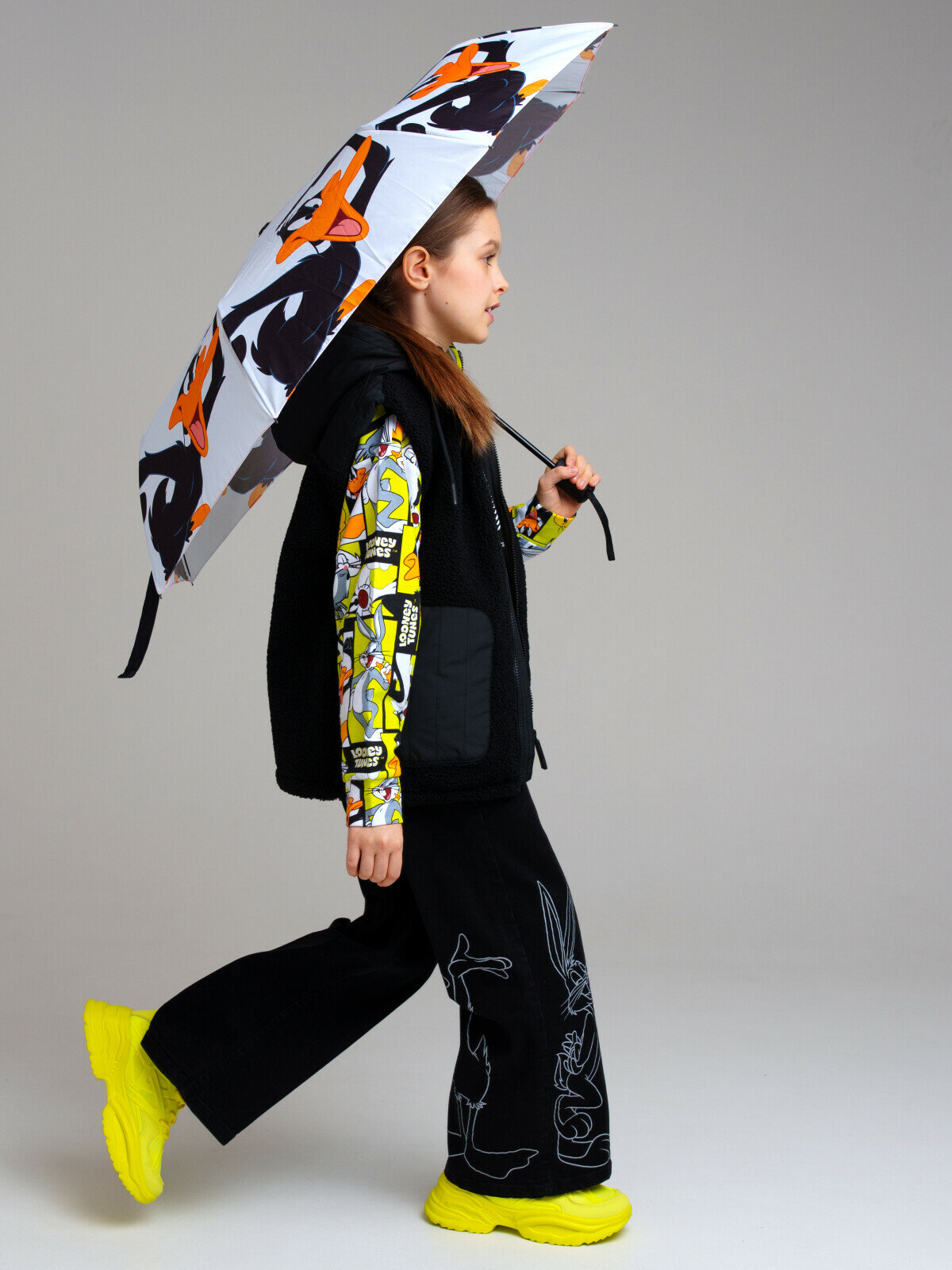 Зонт playToday черный