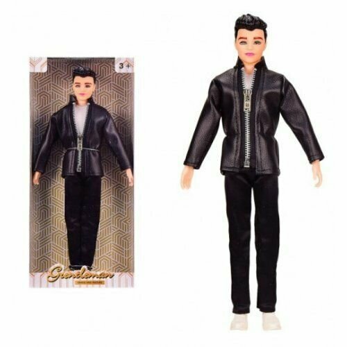 Кукла Кен : Мальчик в черной куртке