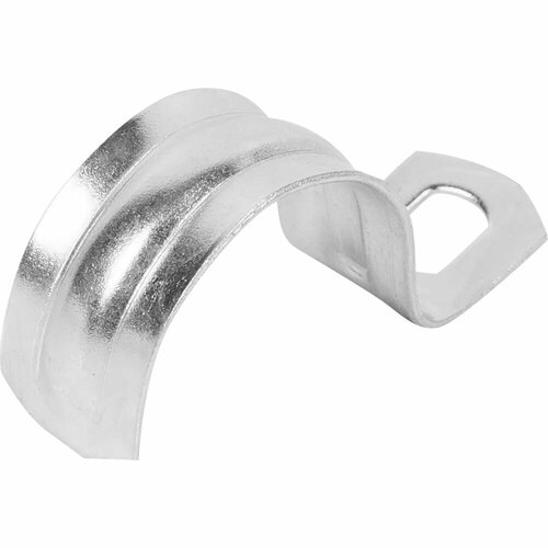 Скоба однолапковая Oxion D25-26 мм оцинкованная 10 шт 350₽