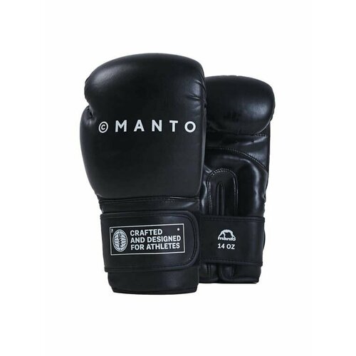 Боксерские перчатки тренировочные Manto Impact - Black (16 oz) боксерские перчатки тренировочные venum impact black black 12 oz