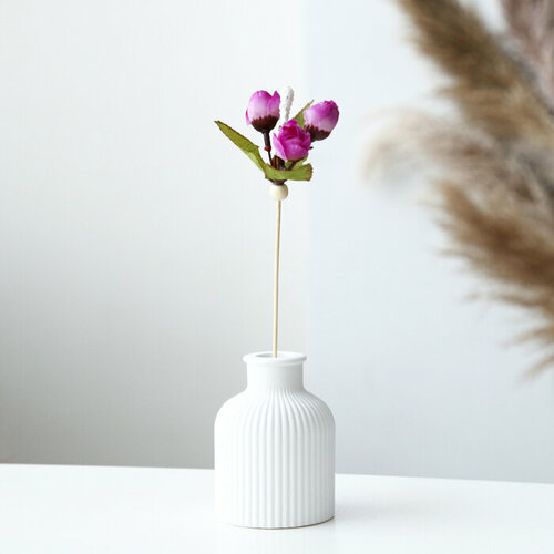 Декор на палочке Цветок сиреневый 429₽