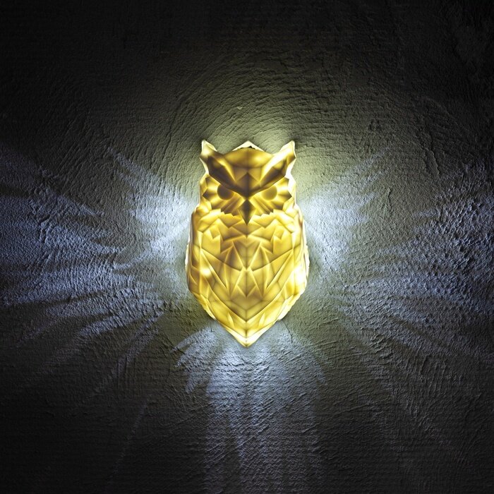 фото Светильник- бра Филин, 20.5х12.5х9.5 см, ААх2, белый