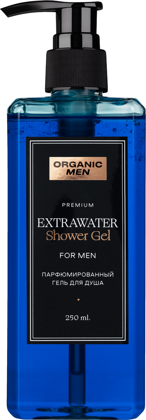 Гель для душа Organic Men Extrawater парфюмированный 250мл