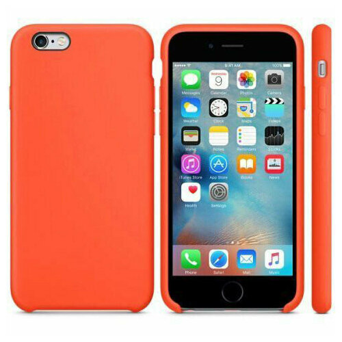 Чехол для iPhone 6/6S, Careo Silicone Apricot, розовый