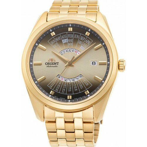 фото Наручные часы orient, коричневый