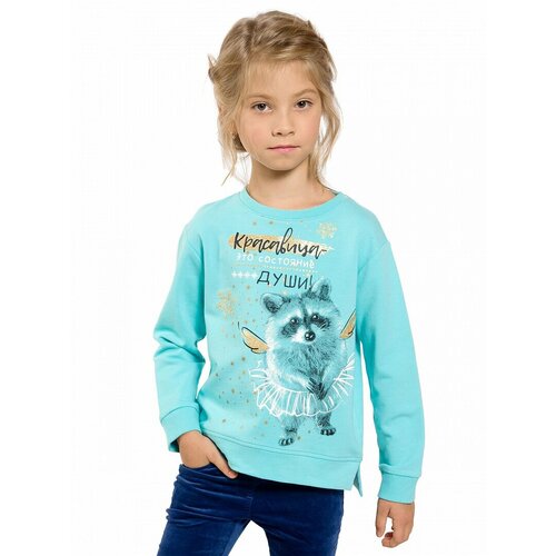 фото Толстовка pelican, размер 4, голубой