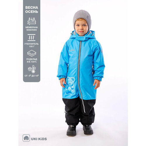 фото Комбинезон uki kids размер 80, голубой