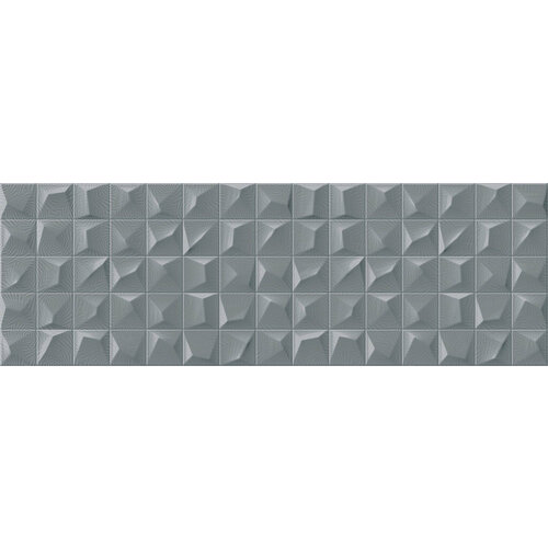 Керамическая плитка Cifre CROMATICA KLEBER ANTRACITA BRILLO для стен 25x75 (цена за 1.31 м2)