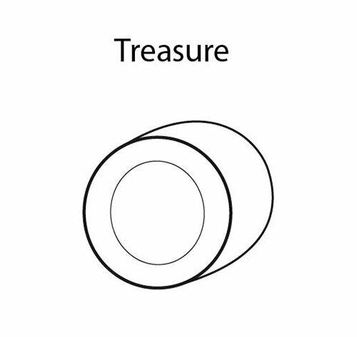 Бисер Япония 'TOHO' 11/0 TREASURE №1 1.6 мм 5 г цвет №0262 св. хаки