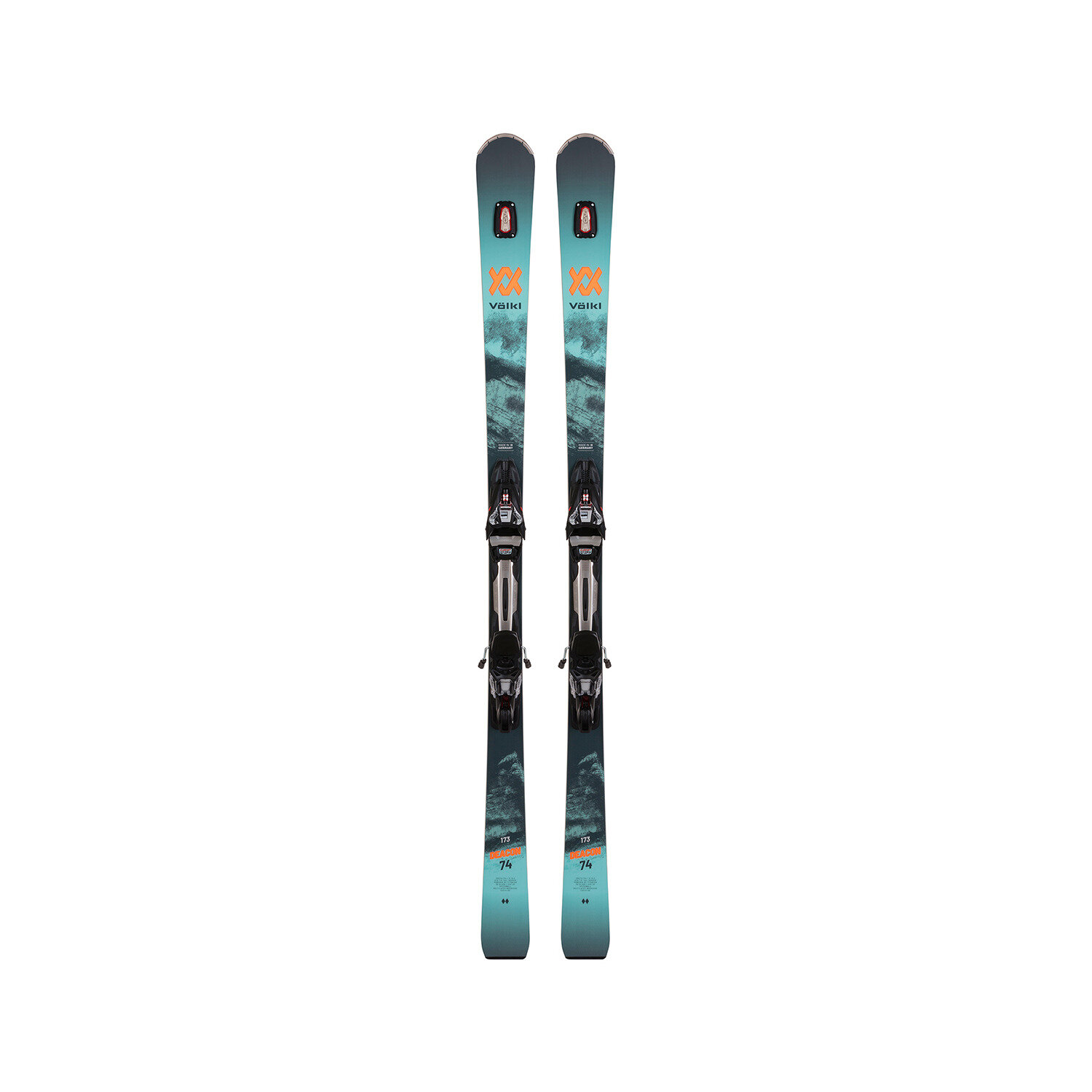 Горные лыжи Volkl Deacon 74 + rMotion2 12 GW